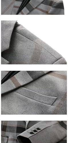 Manteau décontracté hommes blazer de qualité supérieure à revers cranté - 3