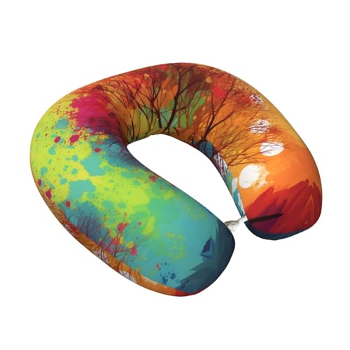 Almohada espuma viscoelástica tamaño único para viaje miniatura 2