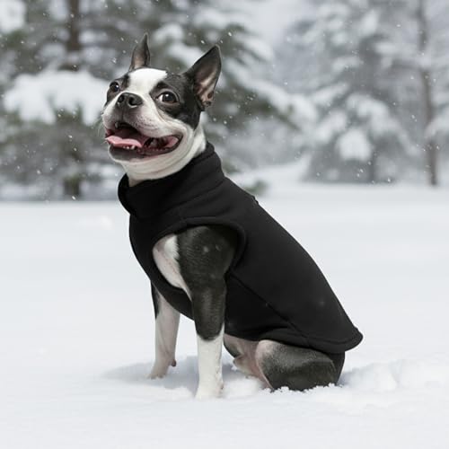 3 Stück Hundepullover aus Fleece für Kleine Hunde, Warme Hundejacke, Hundeweste mit Leinenbefestigung, Winter Hundemantel, Kaltwetter Hundebekleidung, Innen- und Außeneinsatz