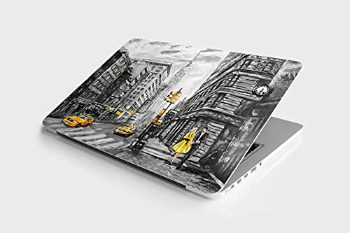 DWELLSINDIA City Landscape Skin/Sticker for Laptops Upto 15.6 Inc...
