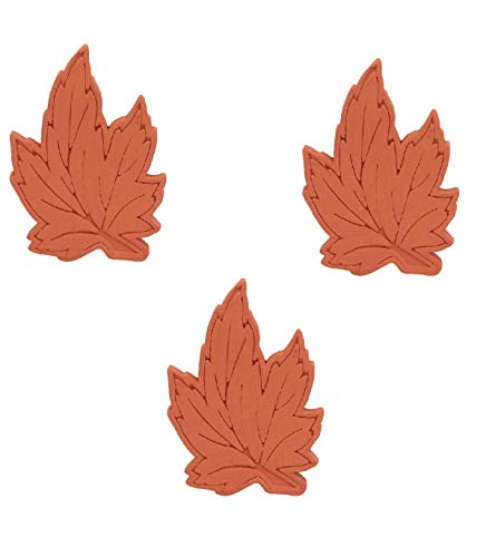 Brown Sugar Bear Original Brown Sugar Saver and Softener, Terracotta, Maple Leaf, Set of 3
