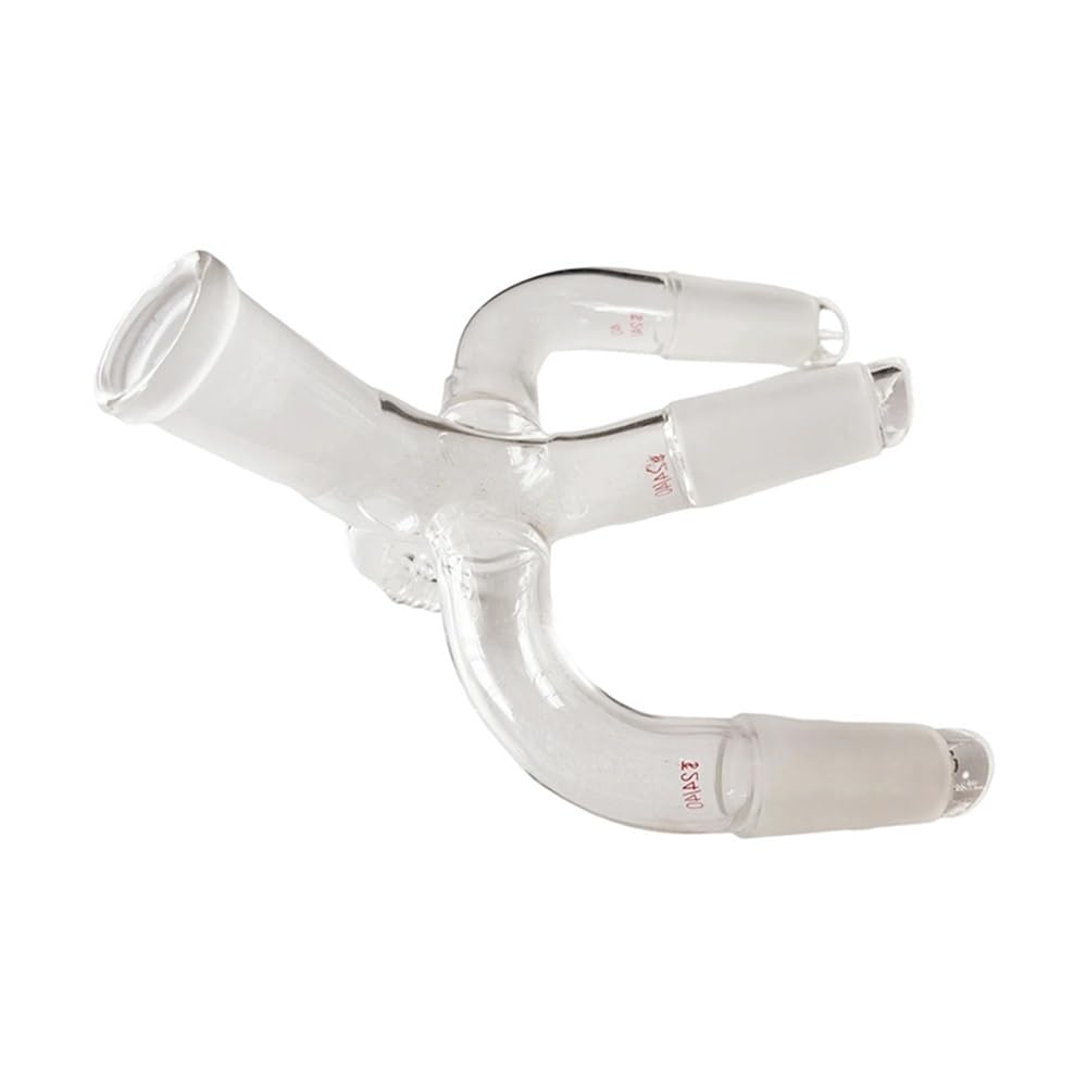Adaptador receptor de vidrio 24/40 con junta esmerilada múltiple for cristalería de laboratorio