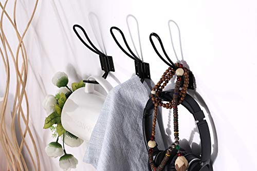 Oushinan Rustic Entryway Hooks | 10 Pack Of Black Wall Mounted Vintage Double Coat Hangers With Large Metal Screws Included #TOP5