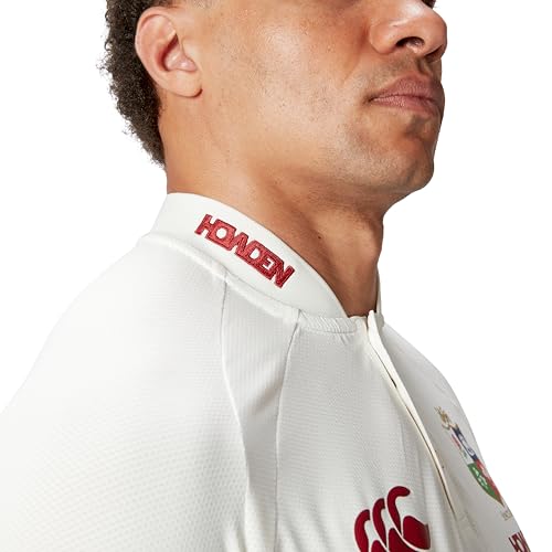 British & Irish Lions Men's Canterbury 2025 Polo, Egret, S