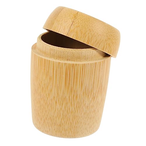 VINTORKY Box Toothpick Holder Stackable Cute Toothpick Holders Decorative Toothpick Jar Creamer Pitcher Delicate Toothpick Container Delicate Toothpick Dispenser Tin Bag Light Brown