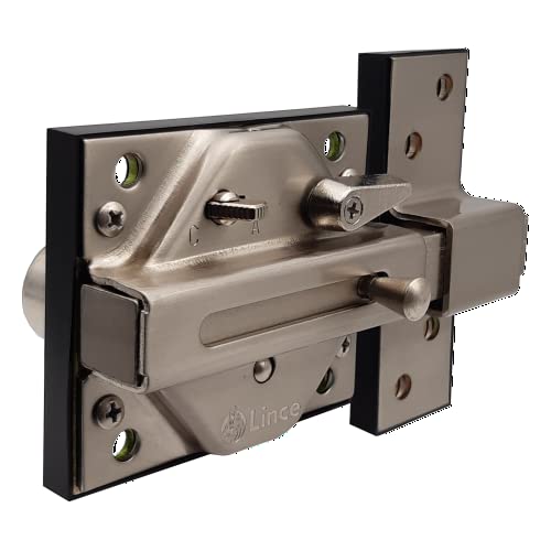 Lince Cerrojo 7930RCM I Cerrojo acabado Cromo Mate 74x85mm I ALTA seguridad en tu vivienda I Protección antiimpresión, antibumping, antiganzúa Cover