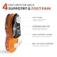 Plantarfasziitis Orthopädische Einlegesohlen - Welnove Arch Support Einlegesohlen für Fußschmerzen, Plattfüße, Pronation - Schmerzlinderung Stoßdämpfung Höhe erhöhen Einlegesohlen Männer Frauen (S)