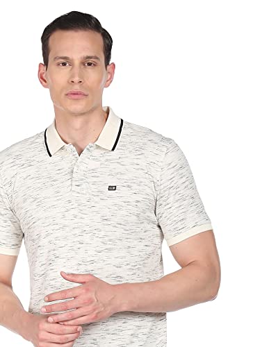 Image of Arrow Men's Cotton Solid Regular Fit Polo Shirt