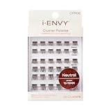 i-ENVY Cluster Palette Lash Refill, DIY Lash Makeup, Clusters False Eyelash, Varied Length, Customizable Under Lash Extension Layering (Neutral 10-15MM #08)