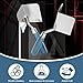 DAJAVE 2 Pack Drywall Corner Tool Set, 3 Inch Drywall Outside Corners Knife and Inside Knife, with Soft Grip Handle, Stainless Steel External Corner Trowel & Internal Trowel