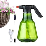 Baoqifong Pulverizador Eléctrico | 3.5L Para Maleza Y Jardín - Pulverizador Portátil con USB para Pintura Lavado de Coches Invernaderos Cuidado de Animales