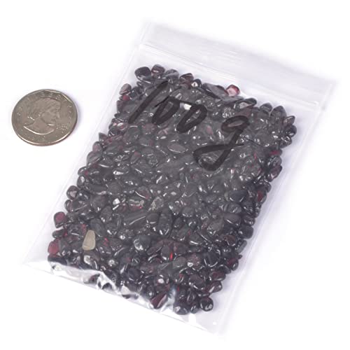Image of 100 grams Small Tumbled Chips Polished Crushed Stone Crystal Healing Embellishments