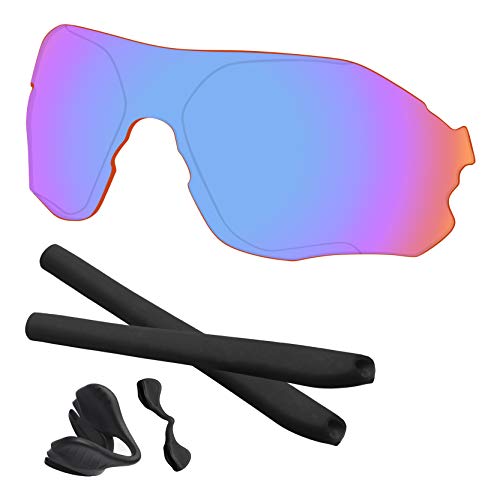 Image of EV Zero Range Lenses & Rubber Kits Replacement for Oakley Sunglass OO9327 Polarized