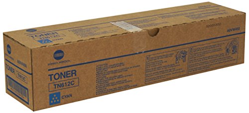 Toner Konica-Minolta TN612 C cyan pour imprimante laser