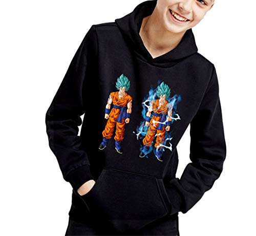 the Fan Tee Sudadera de NIÑOS Dragon Ball Goku Vegeta Bolas de Dragon Super Saiyan 069 9-11 años