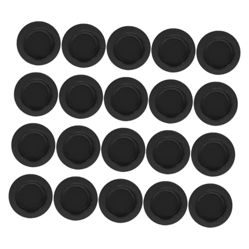 Yardwe 20Pcs Rubber Money Saving Box Plugs Round Piggy Bank Bottom Stoppers with Inner Diameter Fit Covers for Lidless Banks Easy Installation Protective Seal