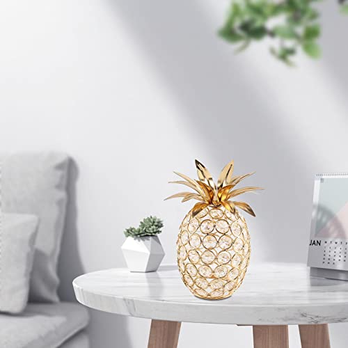 Statue ananas en cristal pour meuble TV vide, solution déco chic - 3