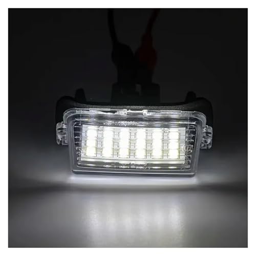 Luces de matrícula LED blanco sin error en cuadro para Yaris y Prius 5
