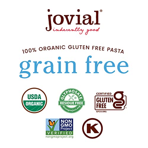 Jovial Grain-Free Cassava Spaghetti | Cassava Pasta | Paleo Pasta | Grain-Free | Certified Gluten-Free | 100% Organic Pasta | Usda Certified Organic | Non-Gmo | High-Fiber | 8 Oz (1 Pack) #TOP3