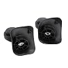 Bagage koffer wielen, 2 stuks PVC reservewielen voor bagage, wielen met spinning wielen, zwart (negro), rechte Radgröße: 10,8 * 10,3 cm