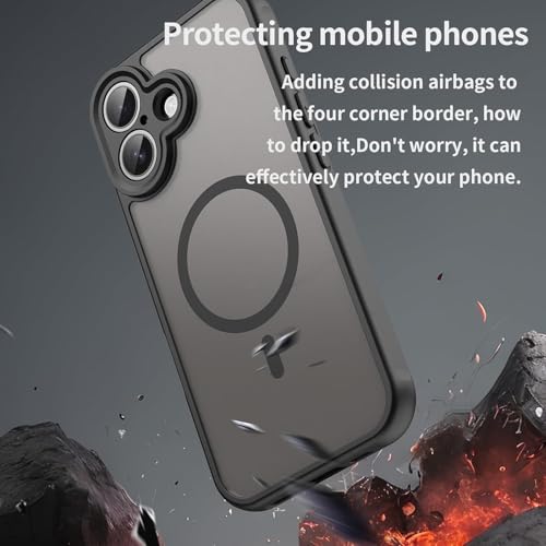 Image of Case Cover for iPhone 17 (Frosted Black with MagSafe, iPhone 17)