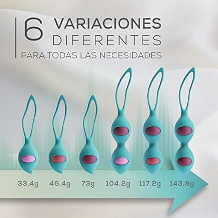 13AM Ejercitador de Suelo Pélvico - Set de Bolas Chinas del Suelo Pélvico para Mujer - Kegel Bolas Chinas Bolas Kegel Íntima Bolas Chinas Kegel - Bolas Chinas Femeninas Ejercicios Pélvicos Salud