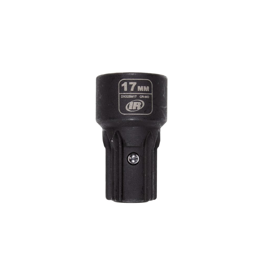 Ingersoll-Rand DXS2SM17 Impact Socket, 17mm Metric Standard, Chrome-Molybdenum Steel, 17mm Sockets