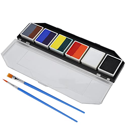 Tintas Faciais, Kit De Pintura Facial Hipoalergênica Segura Para Festas De Cosplay De Halloween