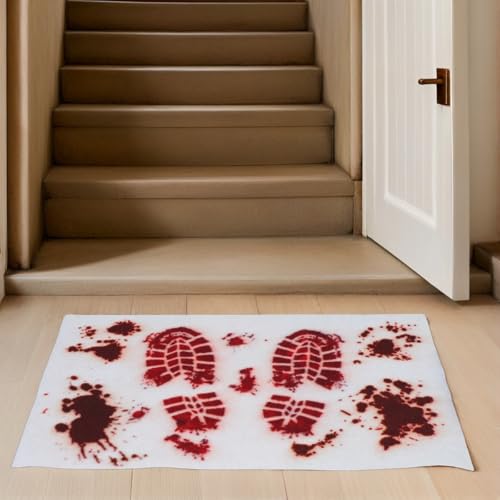 Tapete de entrada decorativo para proteger tu salón en Halloween 8