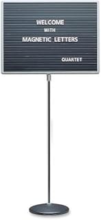 QRT7921M - Quartet Adjustable Single Pedestal Letter Board by Quartet