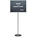 QRT7921M - Quartet Adjustable Single Pedestal Letter Board by Quartet
