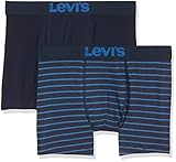 winter shorts outfit 2er Pack Levi\'s Herren Levis 200SF Vintage Stripe 0312 Boxer Brief 2P Boxershorts, Blau (Dark Blue Combo 178), X-Large (2er Pack)