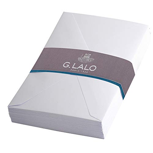 Clairefontaine Lalo 24200l sobres plisadas, 14 x 9 x 1.5 cm, blanco