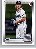 2020 Bowman Draft Baseball #BD-10 Shane Baz Tampa Bay Rays Official MLB Trading Card in Near Mint to Mint Condition (Stock Photo Shown)