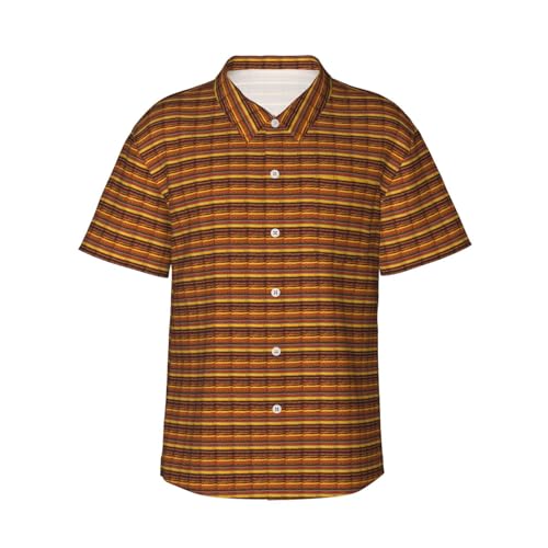 FBGHHTY Camisa hawaiana de manga corta con estampado de nativos americanos para hombre, para verano, vacaciones, playa, aventuras al aire libre, Negro, 3XL