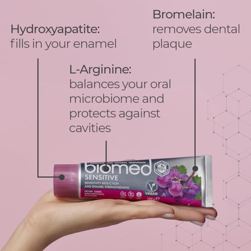 Biomed CompleteCare Sensitive, Fluoride-free, Sensitivity reduction and Enamel strengthening Toothpaste - 100gms