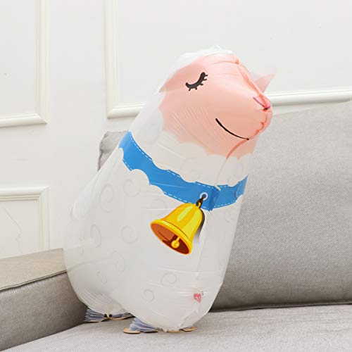 Abaodam Walking Sheep Balloons Aluminum Foil Pet Air Balloons Decoration Party Prop Animal Air Walkers For Kids Children For Party Balloons Decortion #TOP3