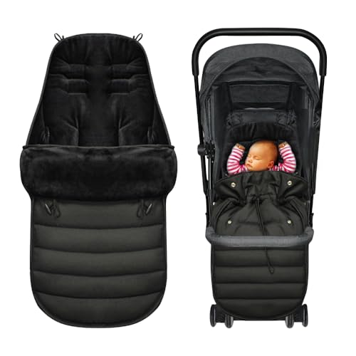 SKIKHN Footmuff, Universal Footmuff for Pushchair, Waterproof Windproof Baby Pushchair