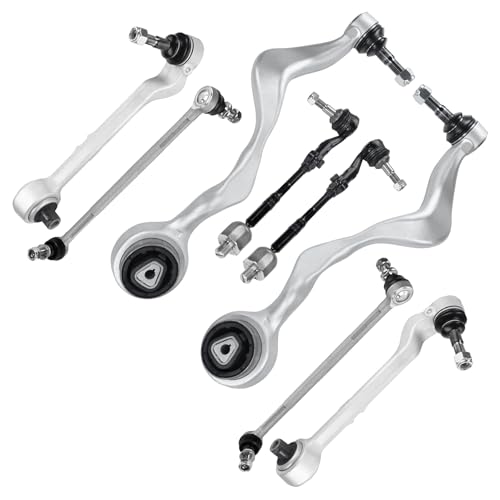 Image of SUSMONSTER 8pcs Track Control Arm Set Wishbone Suspension Kit Front Lower for BMW 3 Series E90 E91 E92 E93 316-335 2004-2013 Replace #31126770849 31126770850