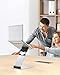 Nulaxy Laptop Stand, Ergonomic Sit to Stand Laptop Holder Convertor, Adjustable Height from 2.1