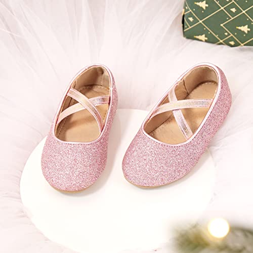 Otter Momo Toddler Girls Ballet Flats Mary Jane Dress Shoes With Bow Knot #TOP5