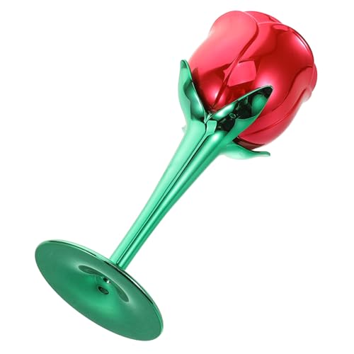 Amosfun Copa De Vino Rosa Copas De Vino Tinto De Plástico Copas De Cóctel De Plástico Vasos De Plastico Para Fiestas Gafas Elegantes Copa De Coctel Rosa Taza El Plastico Rojo Reutilizable