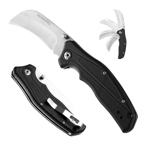 WORKPRO Hawkbill Folding Utility Knife