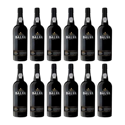 C. da Silva Dalva Vintage Port 2009 Portwein rot süß Portugal inkl. FeinWert E-Book (12 x 0.75 l)