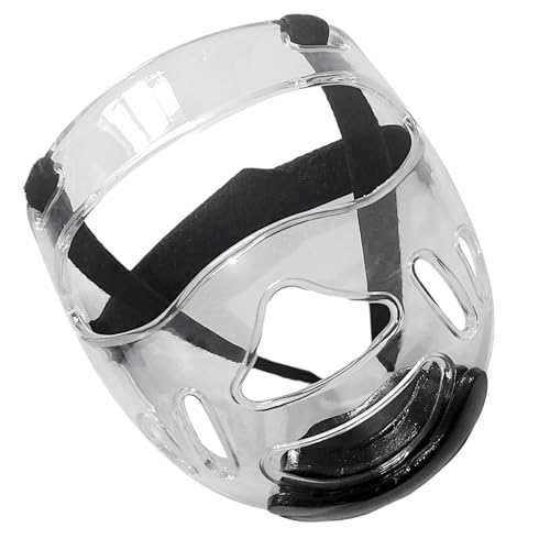 Taekwondo - Protector facial desmontable transparente para casco