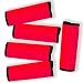 Gowraps Neoprene Luggage Handle Wraps For Traveling Bright Color Luggage Tags|Handle Wraps|Handle Covers (Red)