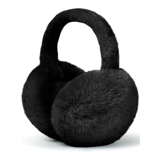 Ear Muffs Winter Women Men Kids Girls Earmuffs for Women Winter Accessories Ear Covers Cold Weather Running Ear Warmers Headband White Black Cute Fluffy Fuzzy Adjustable Foldable Faux Fur Ladies
