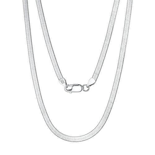 Collier en argent sterling 925 pour filles le cadeau élégant avec chaîne fine