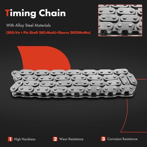 image for A-Premium Engine Timing Chain Kit W/Tensioner [OHV 8Cyl 4.3 4.8 5.3 6.