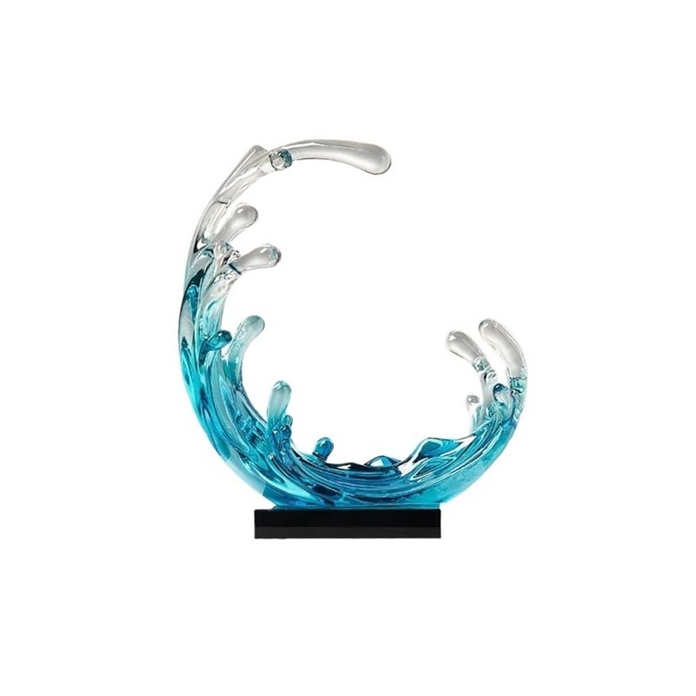 Zeny896v One Color Sculptures Light Luxury Home Accessories Wine Cabinet Tv Porch Office Resin Ornaments Decor